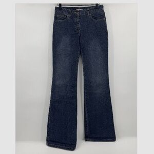 Michael Kors Jeans Women 0 Blue Bootcut Flare Vintage Dark Wash Mid Rise 90s Y2K